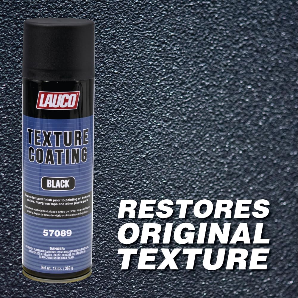 LAUCO Texture Coating Black 13 oz Aerosol Spray, Professional